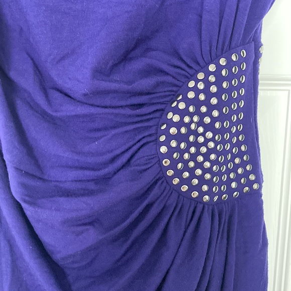 Asymmetrical Ruched Cocktail Dress - Picture 2 of 3